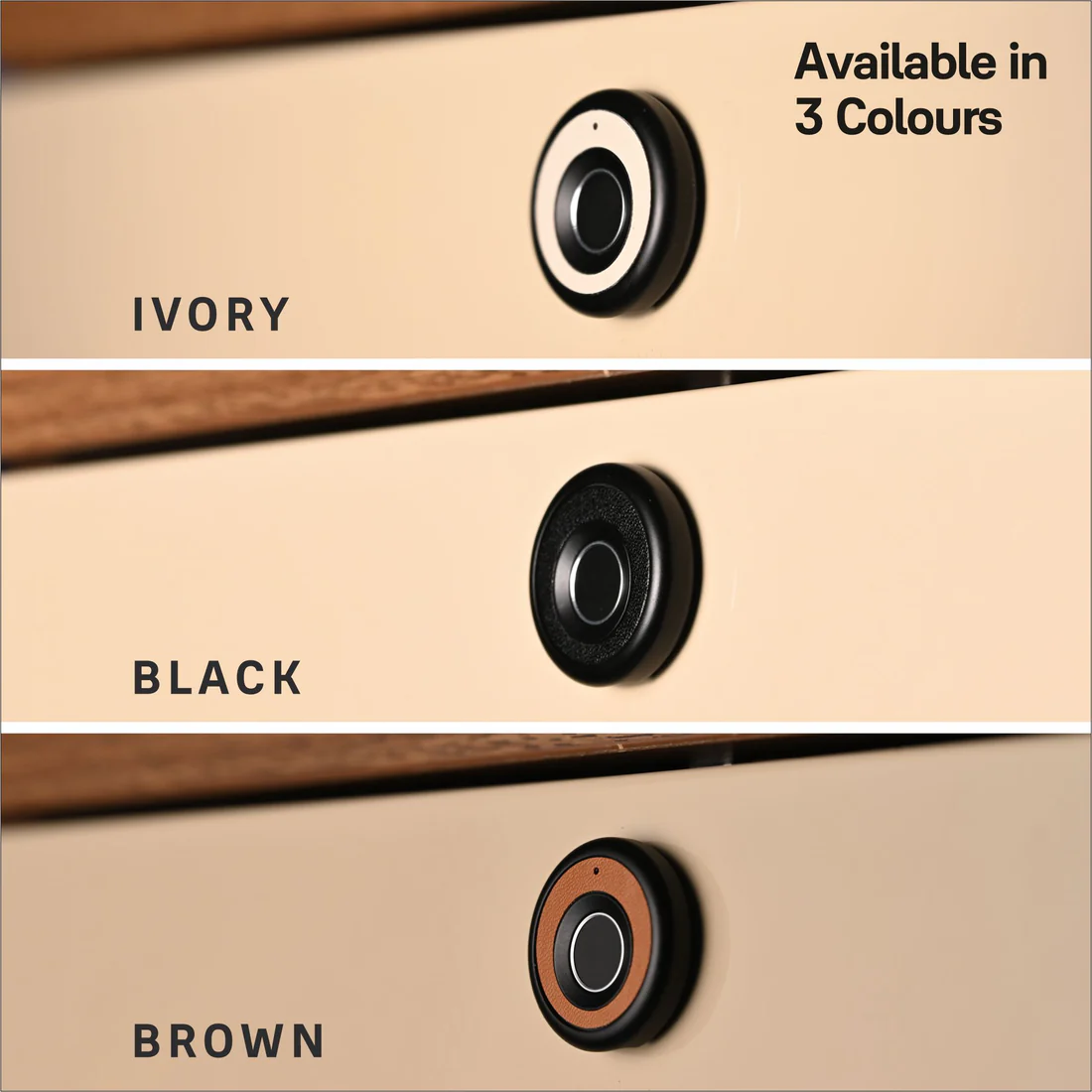 Biometric Smart Premium Furniture Lock - Ivory - Image 13