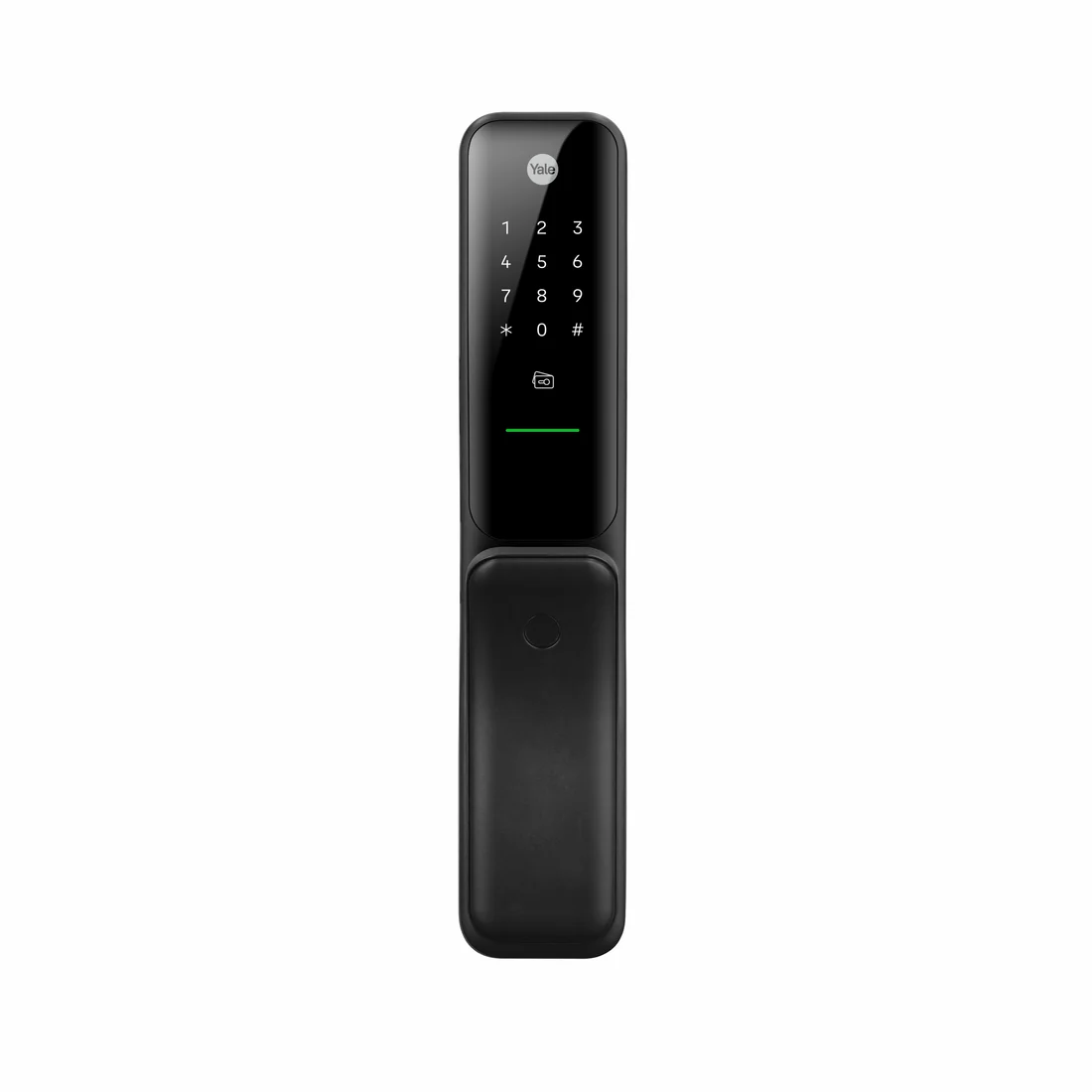 Yale Kyra Pro, Push Pull Smart Lock - with fingerprint, PIN, RFID, Manual Key, Black