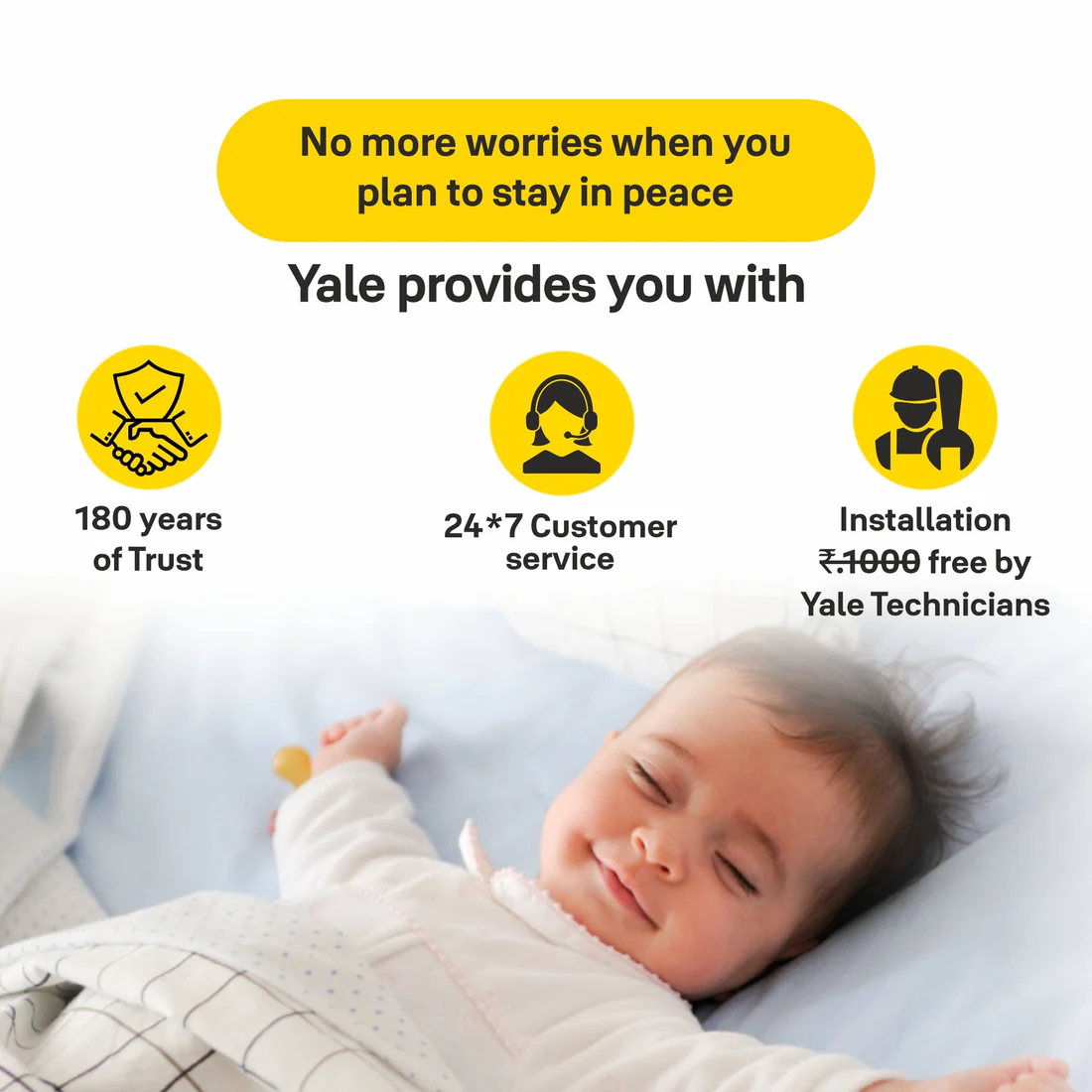YDM 4115 A Series, Smart Lock, Brown - with Fingerprint, PIN, manual key and Yale Home App With Bluetooth Module and Wifi Connect Bridge - Image 16