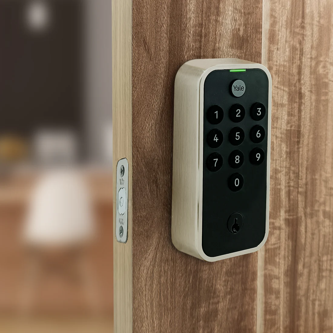 Yale TYE Digital Lock, Satin Nickel Finish - with PIN and Manual Key - Image 12
