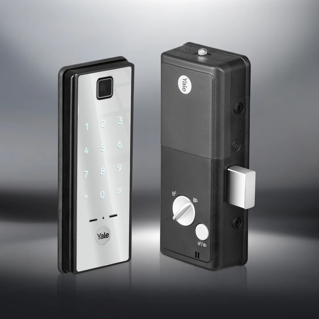 Yale Reflecta Mirror-Finished Rim Lock - Stylish Security with PIN and Biometric Access - Image 6