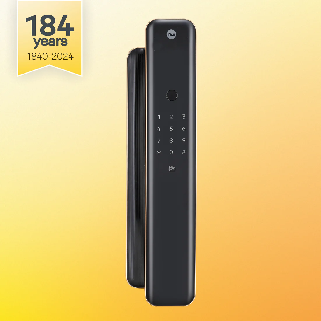 Yale Luna Pro Smart Lock - Fingerprint, PIN, RFID and Manual Key (Bluetooth Module and Wifi Bridge Included) - Image 2