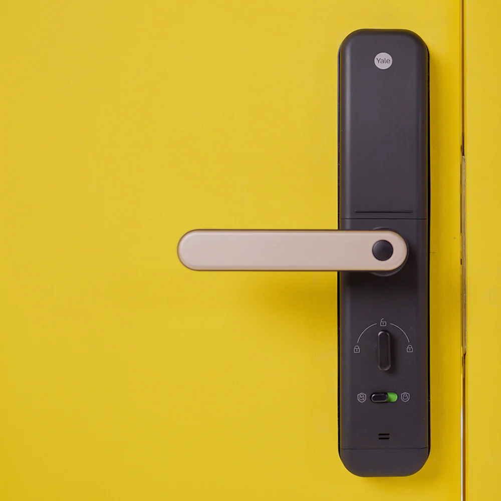 ByYou Mortise Smart Door Lock - with 5 Way Unlocking Fingerprints, In-built Bluetooth, PIN Code, RFID Tag, Manual Key (Black/Gold) - Image 12
