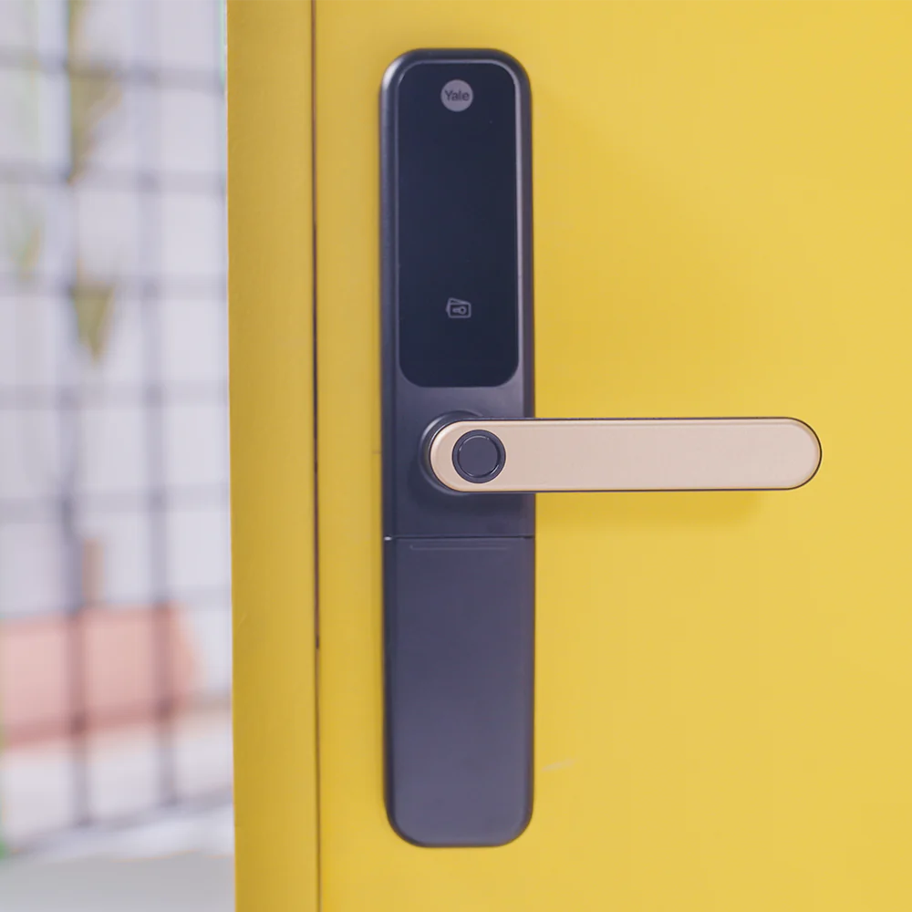 ByYou Mortise Smart Door Lock - with 5 Way Unlocking Fingerprints, In-built Bluetooth, PIN Code, RFID Tag, Manual Key (Black/Gold) - Image 11